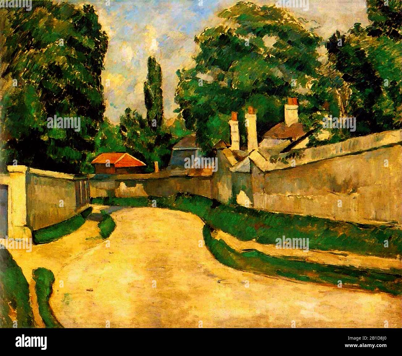 - 19th Century Painting by Paul Cézanne - Very high resolution and quality image Stock Photo