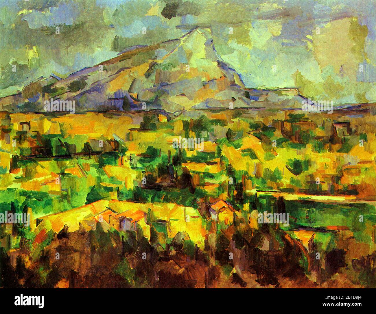 - 19th Century Painting by Paul Cézanne - Very high resolution and quality image Stock Photo