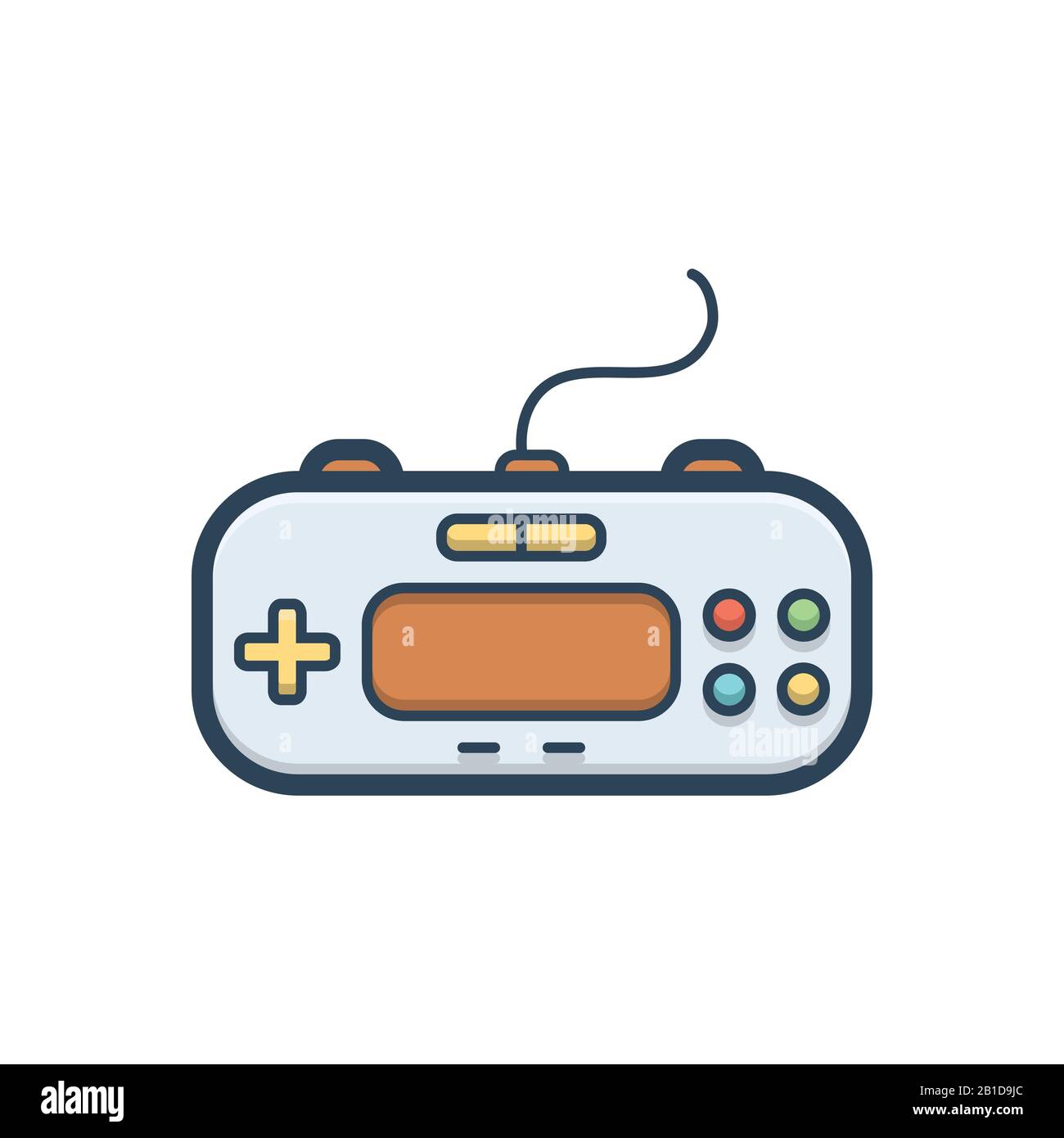 Illustration for Control  pad Stock Vector