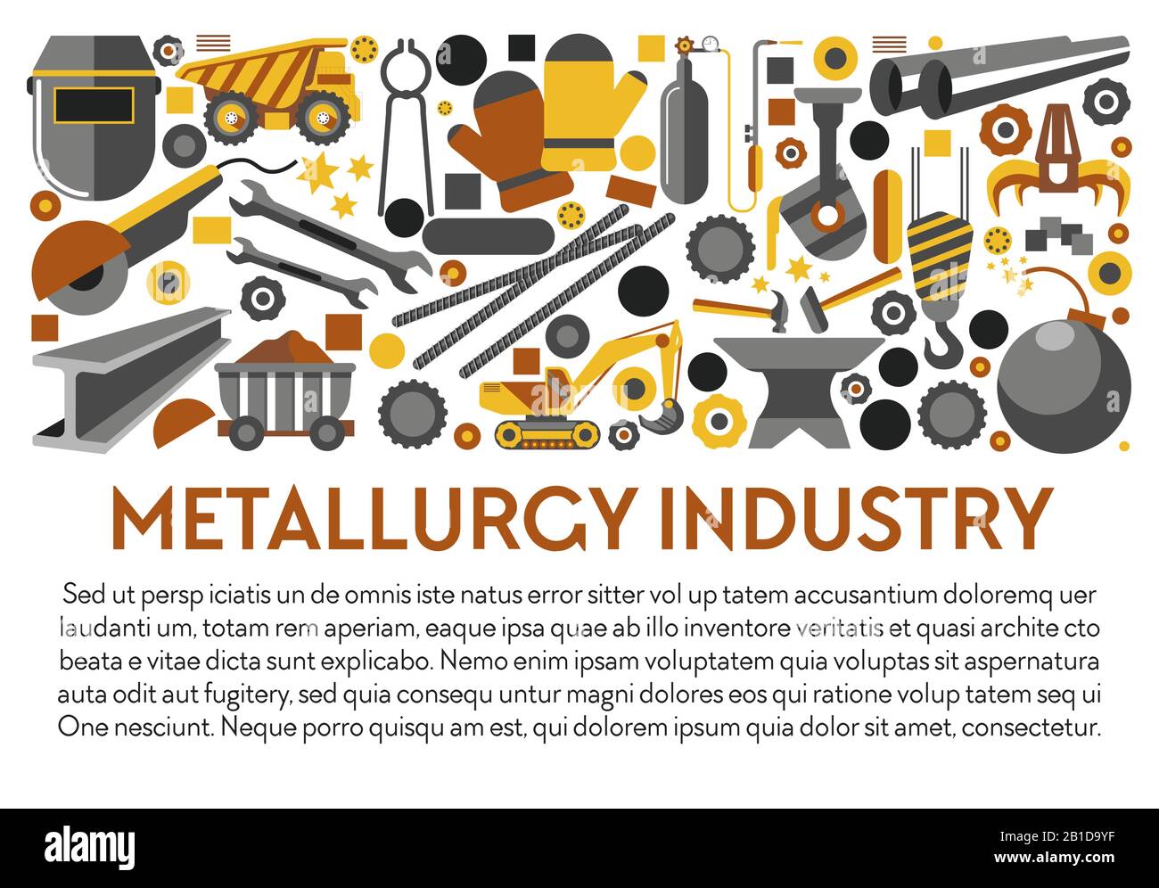 Mining metal ore Stock Vector Images Alamy