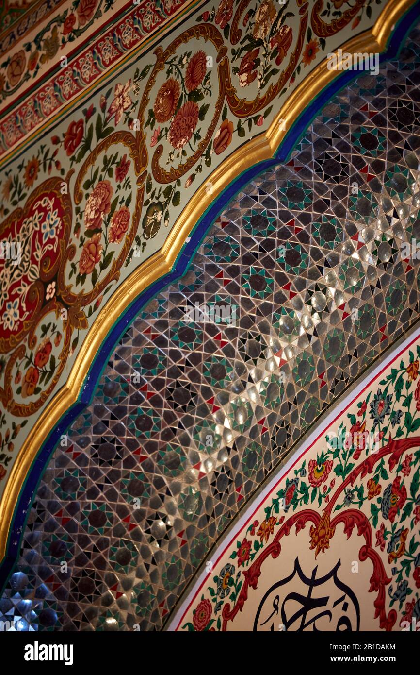 Bhong Mosque is a landmark of South Punjab, floral patterns are hand