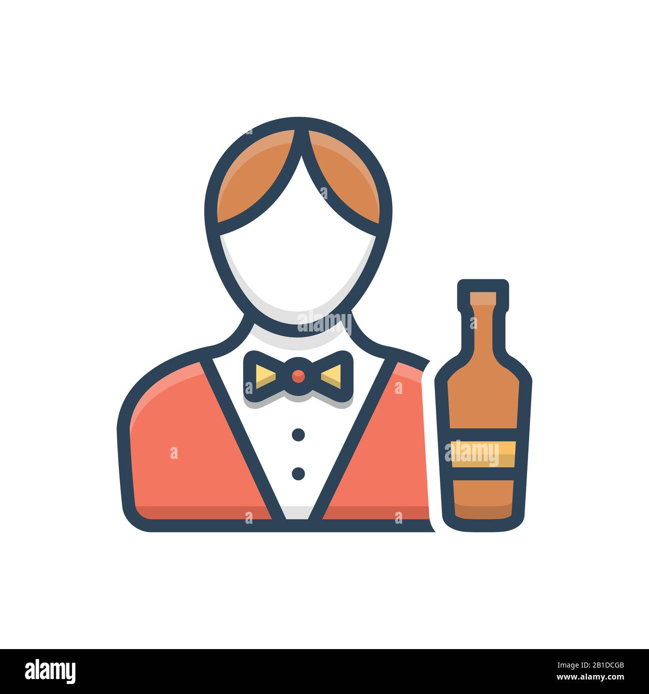 Bartender icon Stock Vector Images - Alamy