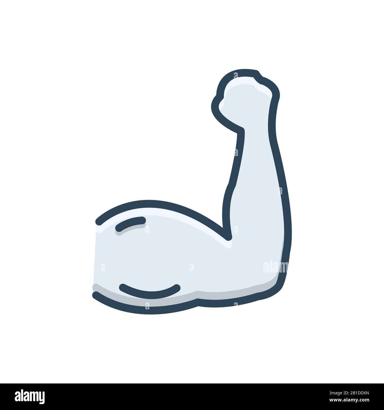 Illustration for Powerfull muscles Stock Vector Image & Art - Alamy