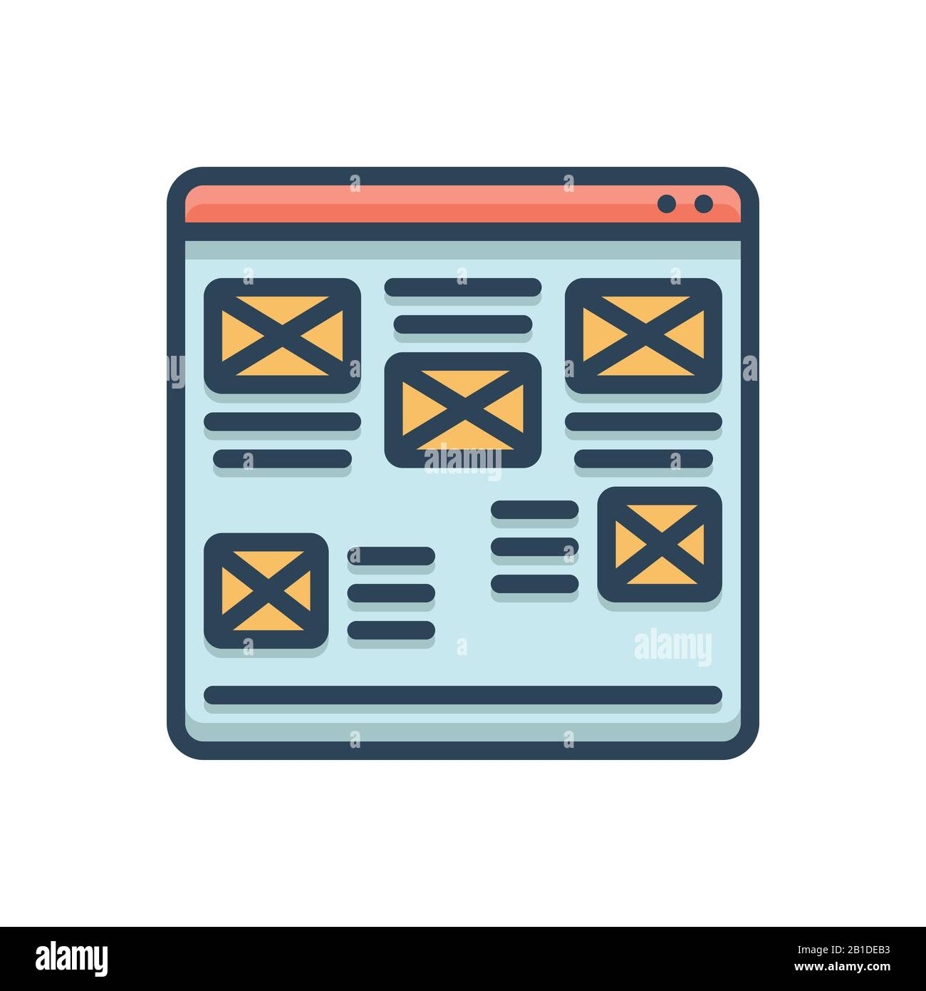 Bad layout Stock Vector Images - Alamy