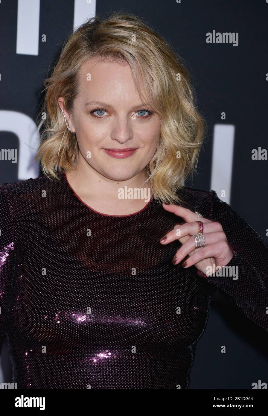 Los Angeles, USA. 25th Feb, 2020. Elizabeth Moss 024 attends the Premiere of Universal Pictures' 'The Invisible Man' at TCL Chinese Theatre on February 24, 2020 in Hollywood, California Credit: Tsuni/USA/Alamy Live News Stock Photo