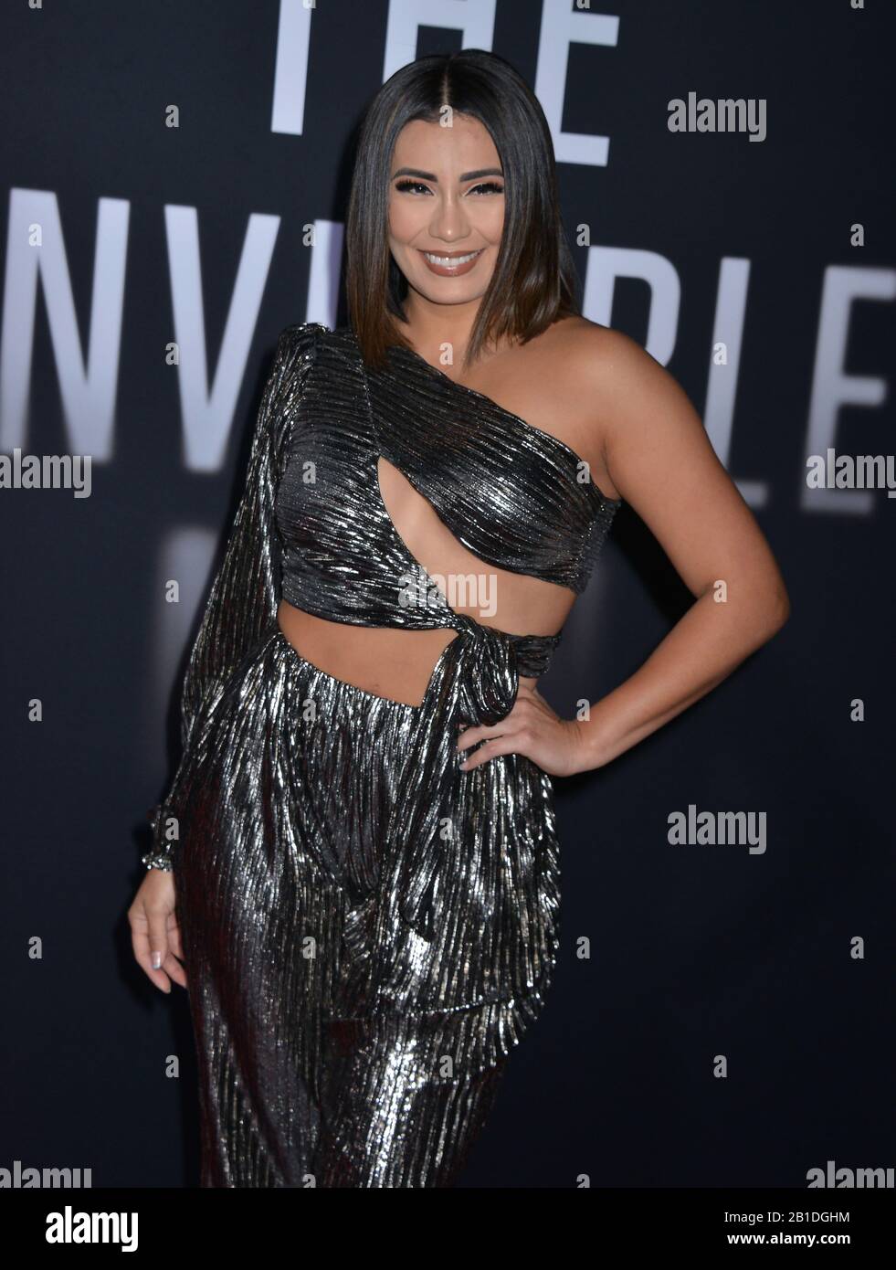 Los Angeles, USA. 25th Feb, 2020. Sandra Gutierrez 004 attends the Premiere of Universal Pictures' 'The Invisible Man' at TCL Chinese Theatre on February 24, 2020 in Hollywood, California Credit: Tsuni/USA/Alamy Live News Stock Photo