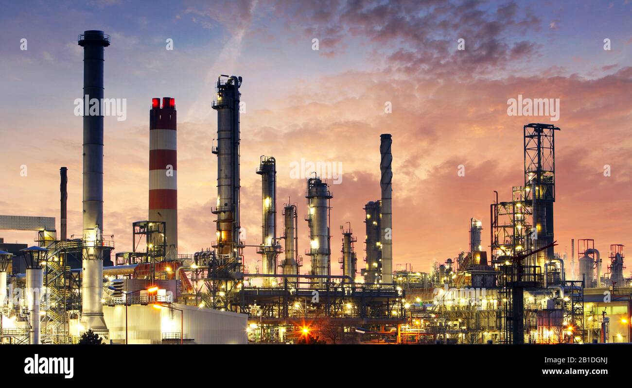 Factory - oil and gas industry Stock Photo
