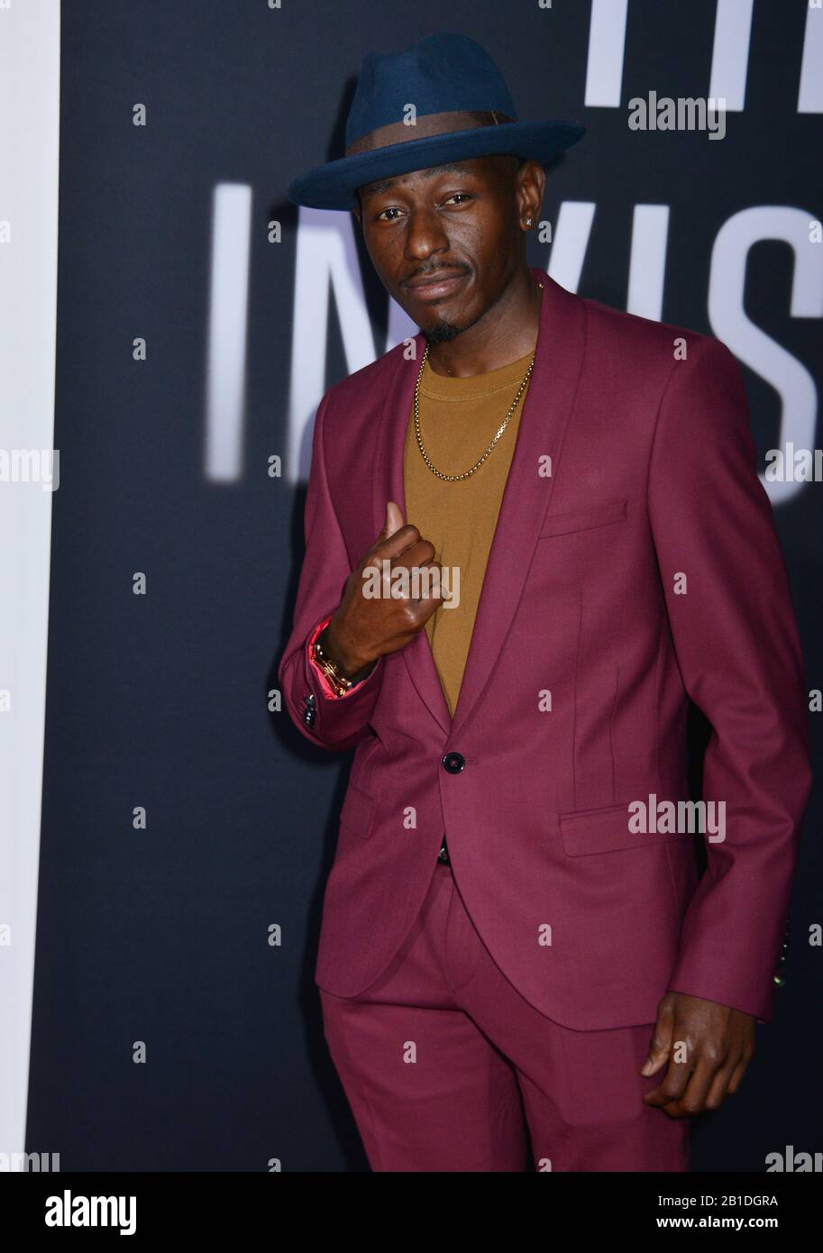 Los Angeles, USA. 25th Feb, 2020. Wes Armstrong 061 attends the Premiere of Universal Pictures' 'The Invisible Man' at TCL Chinese Theatre on February 24, 2020 in Hollywood, California Credit: Tsuni/USA/Alamy Live News Stock Photo