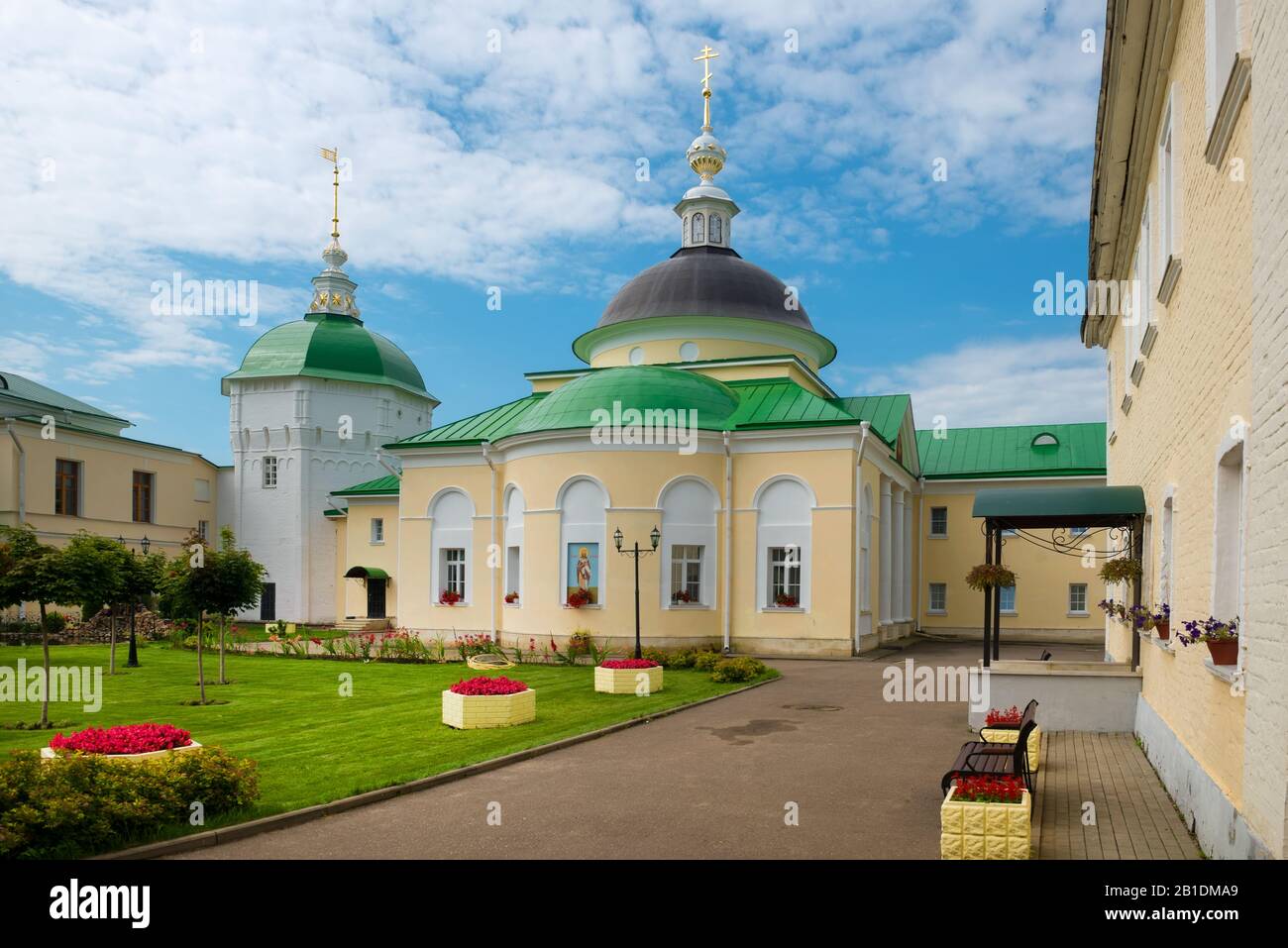 Church of Demetrius, Metropolitan of Rostov, in the St. Nicholas Peshnoshsky Monastery Stock Photo