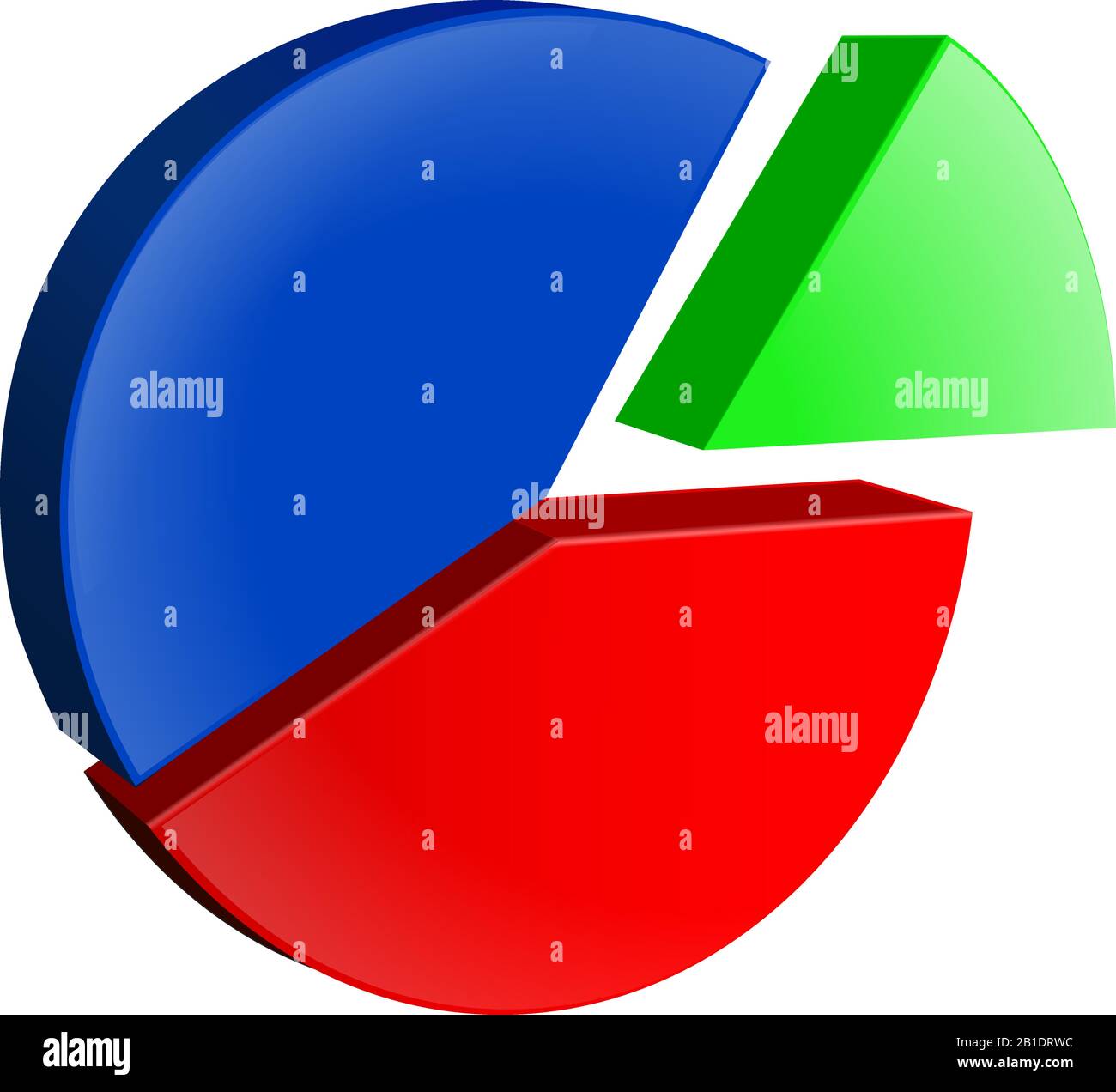 Pie chart. Colored diagram Stock Vector Image & Art - Alamy