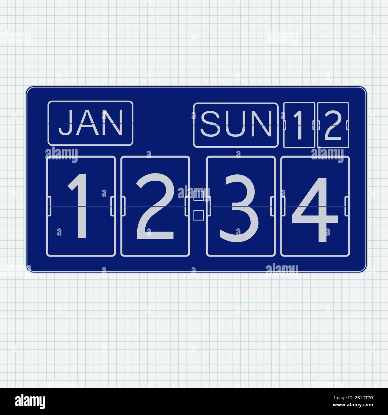 Flip clock hires stock photography and images Alamy