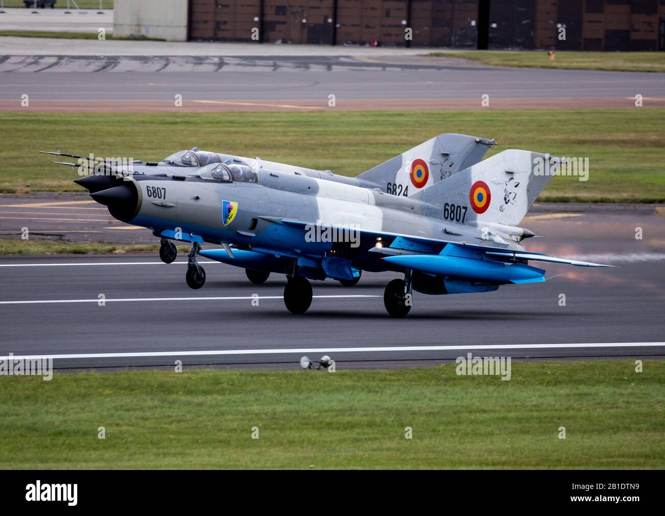 Romanian MiG-21 LanceR Stock Photo
