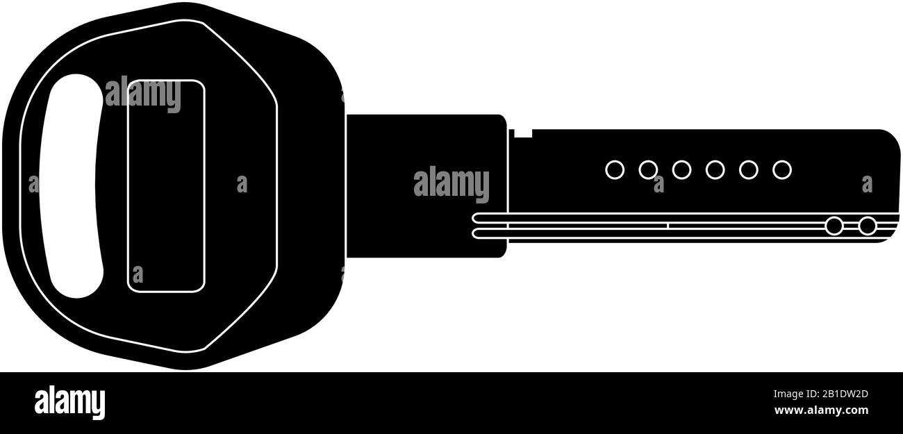 Door key. Black outline drawing Stock Vector Image & Art Alamy