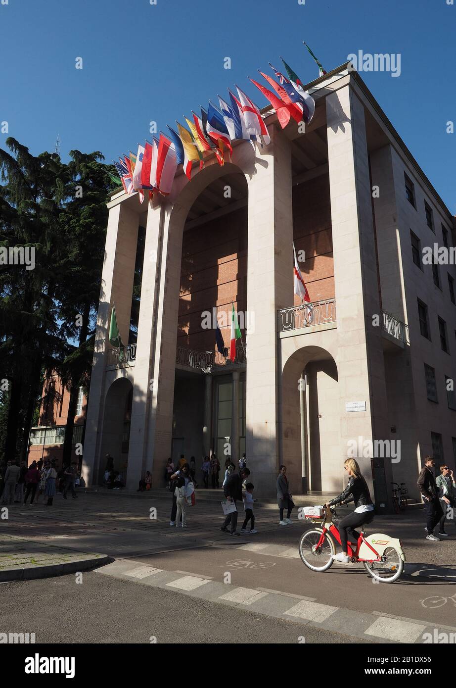 Europe, Italy, Lombardy, Milan, Triennale design Museum, Art Gallery Stock Photo