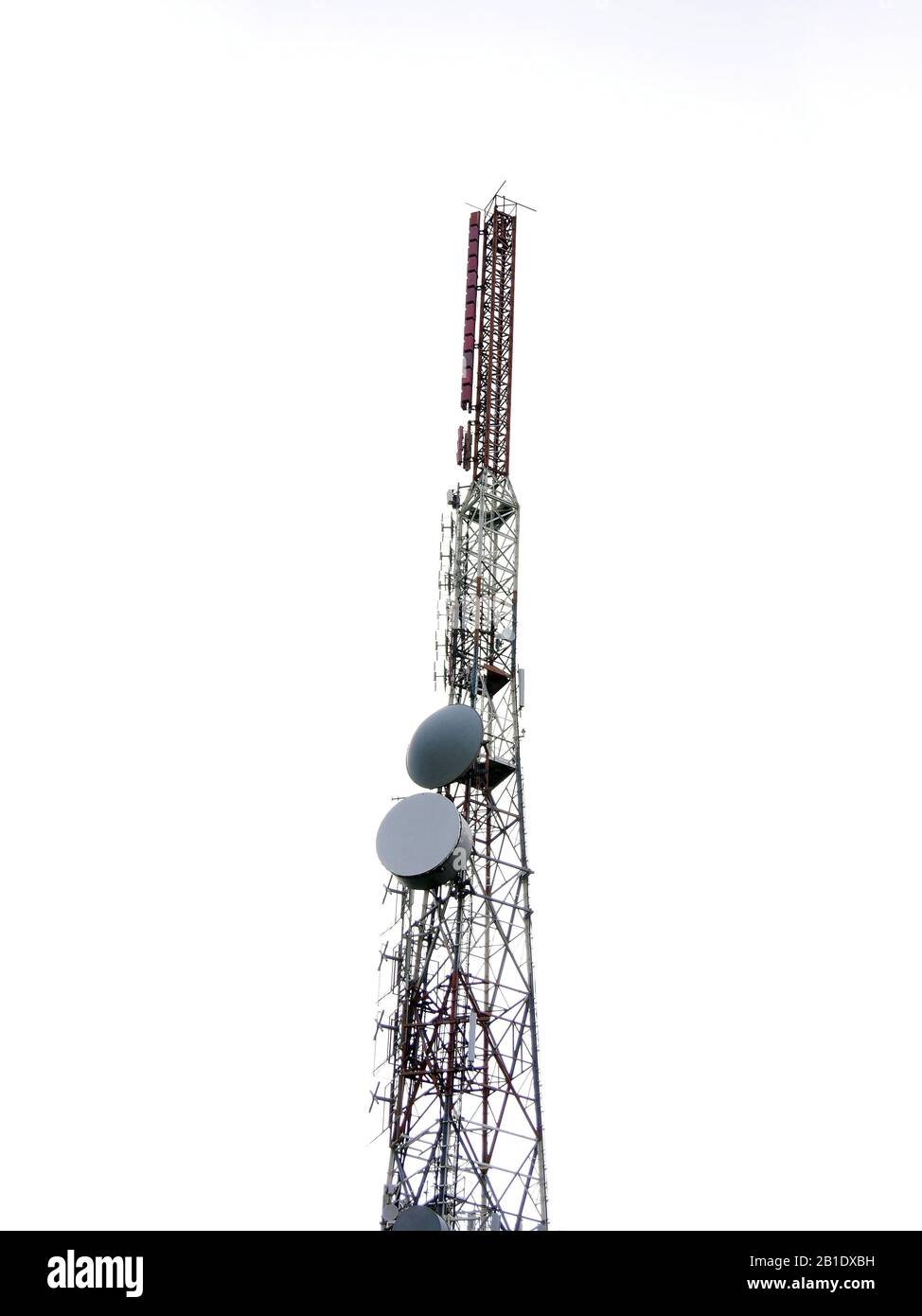 Communication Antenna, Transmitter, Sicily in Italy Stock Photo Alamy