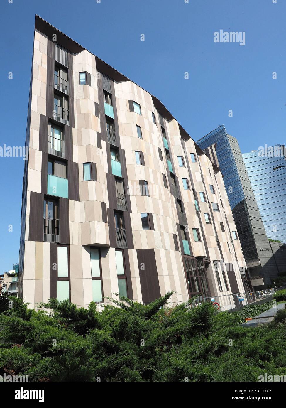 Italy, Lombardy, Milan, modern architetture , porta nuova discrtict, modern residential building, Stock Photo
