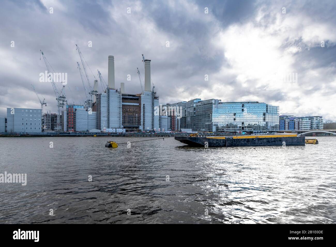 The famous Art Deco Battersea Power Station renovation to create retail