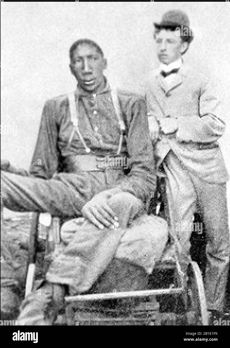 John Rogan C 8 ft 9 in (2 m 67 cm)  John William 'Bud' Rogan is the second tallest human being in recorded history C and the tallest of African descent. Born in Tennessee in 1868 Stock Photo