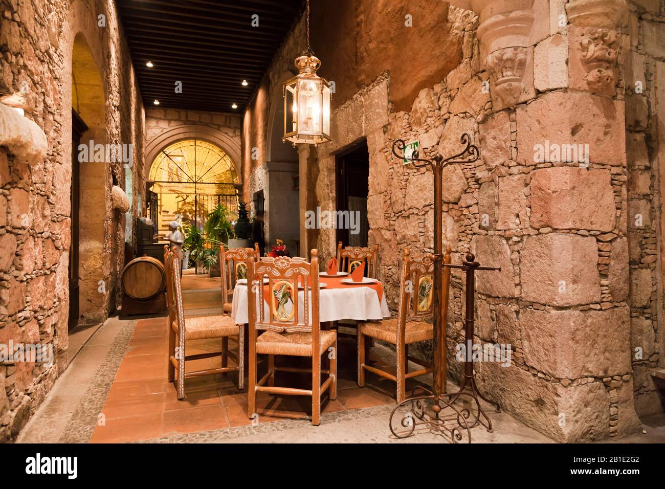 Old restaurant, Downtown of Morelia, Historic Centre of Morelia, state of Michoacan, Mexico