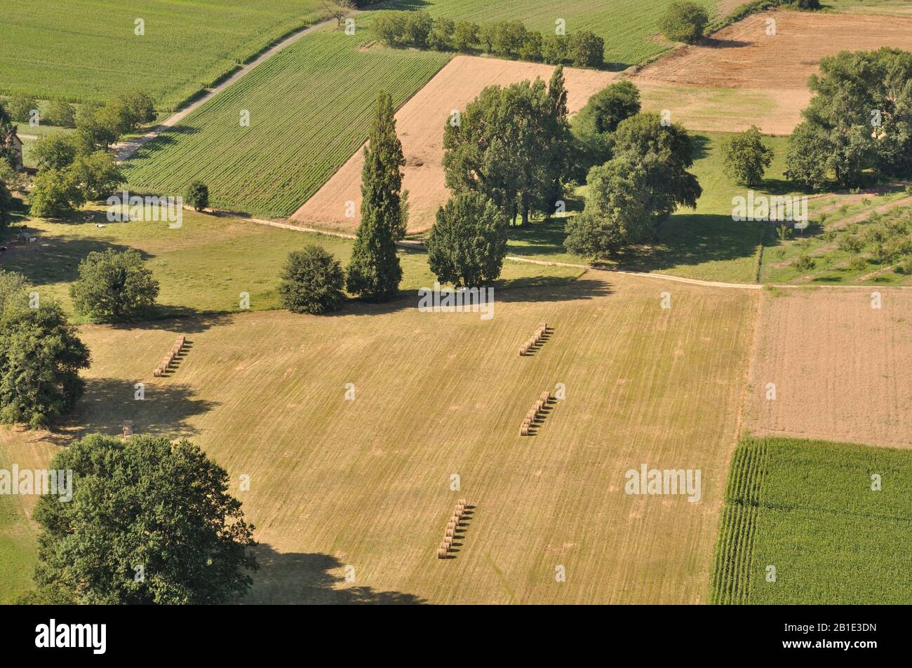 Rural landscape in Dordogne Stock Photo Alamy