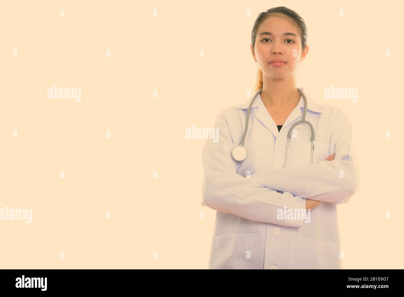 Confident young asian female doctor hi-res stock photography and images ...