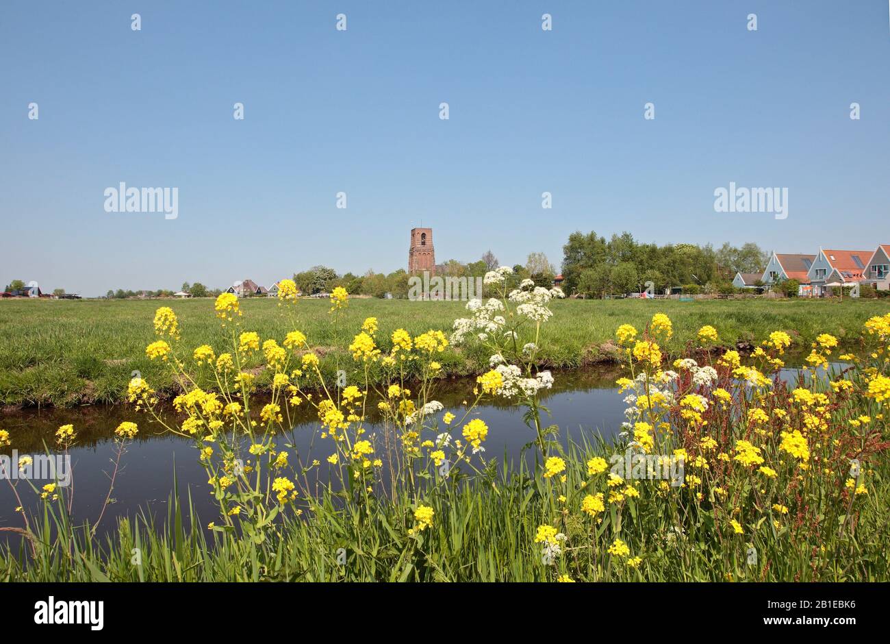 Harry Ransdorp church of Ransdorp in Waterland, Netherlands Stock Photo - Alamy