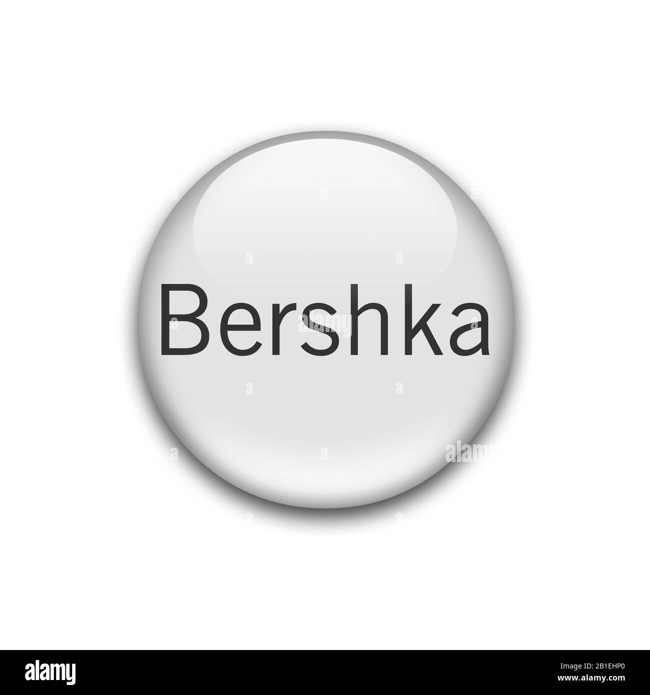 Bershka logo Black and White Stock Photos & Images - Alamy