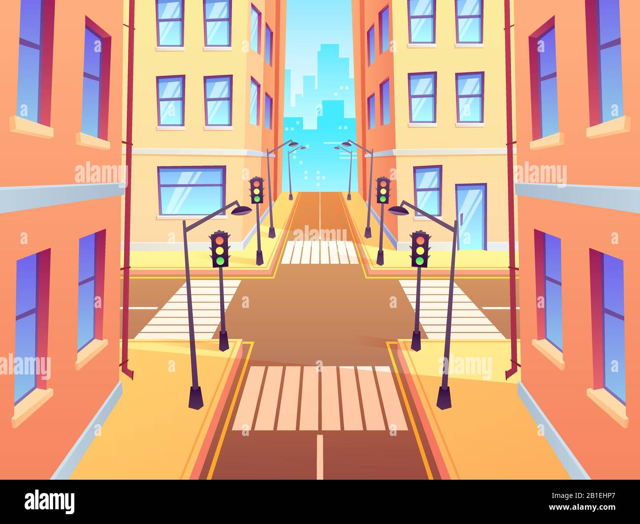Street cartoon hi-res stock photography and images - Alamy