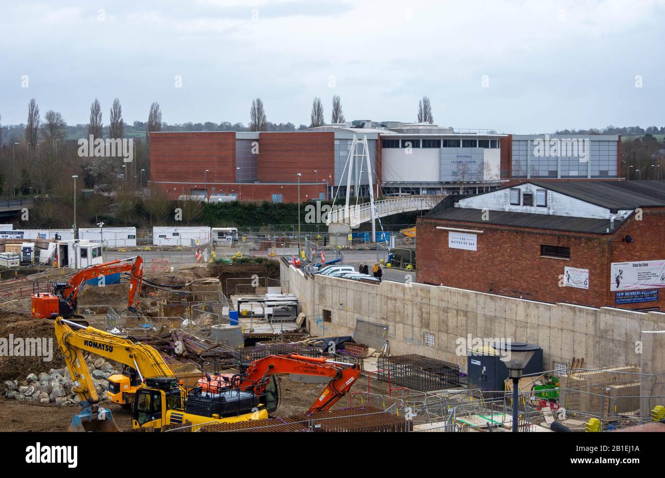 Banbury O2 Banbury, Oxfordshire, England. Regeneration and expansion of Castle ...