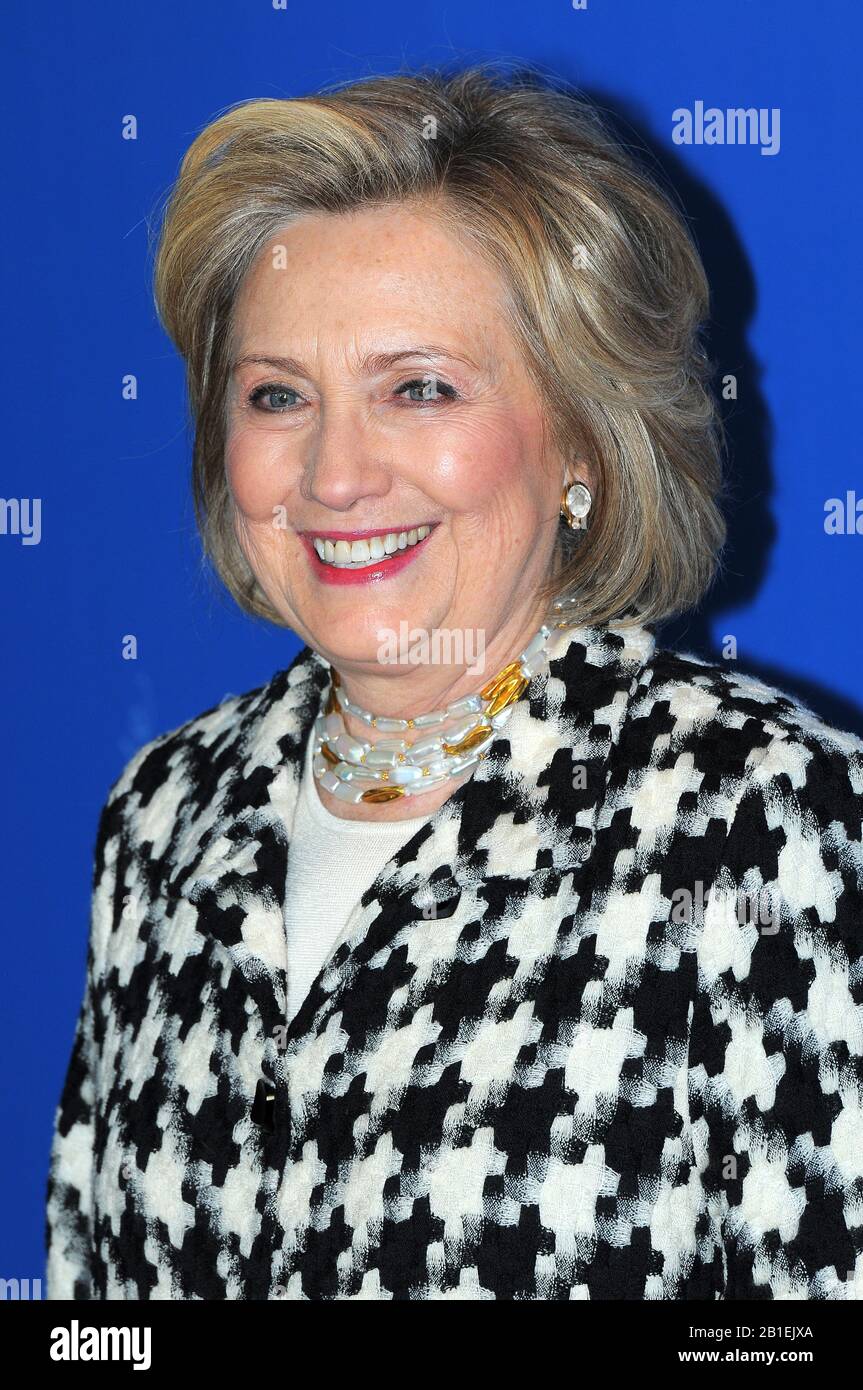 Hillary Clinton attends the HILLARY photocall during the Berlinale Film Festival 2020. Stock Photo