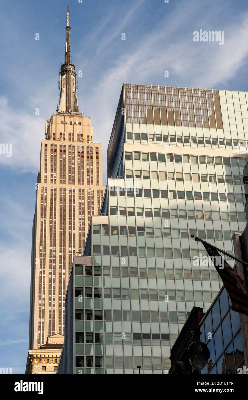 New-York City Skyline with Empire state Building Manhattan USA Stock ...
