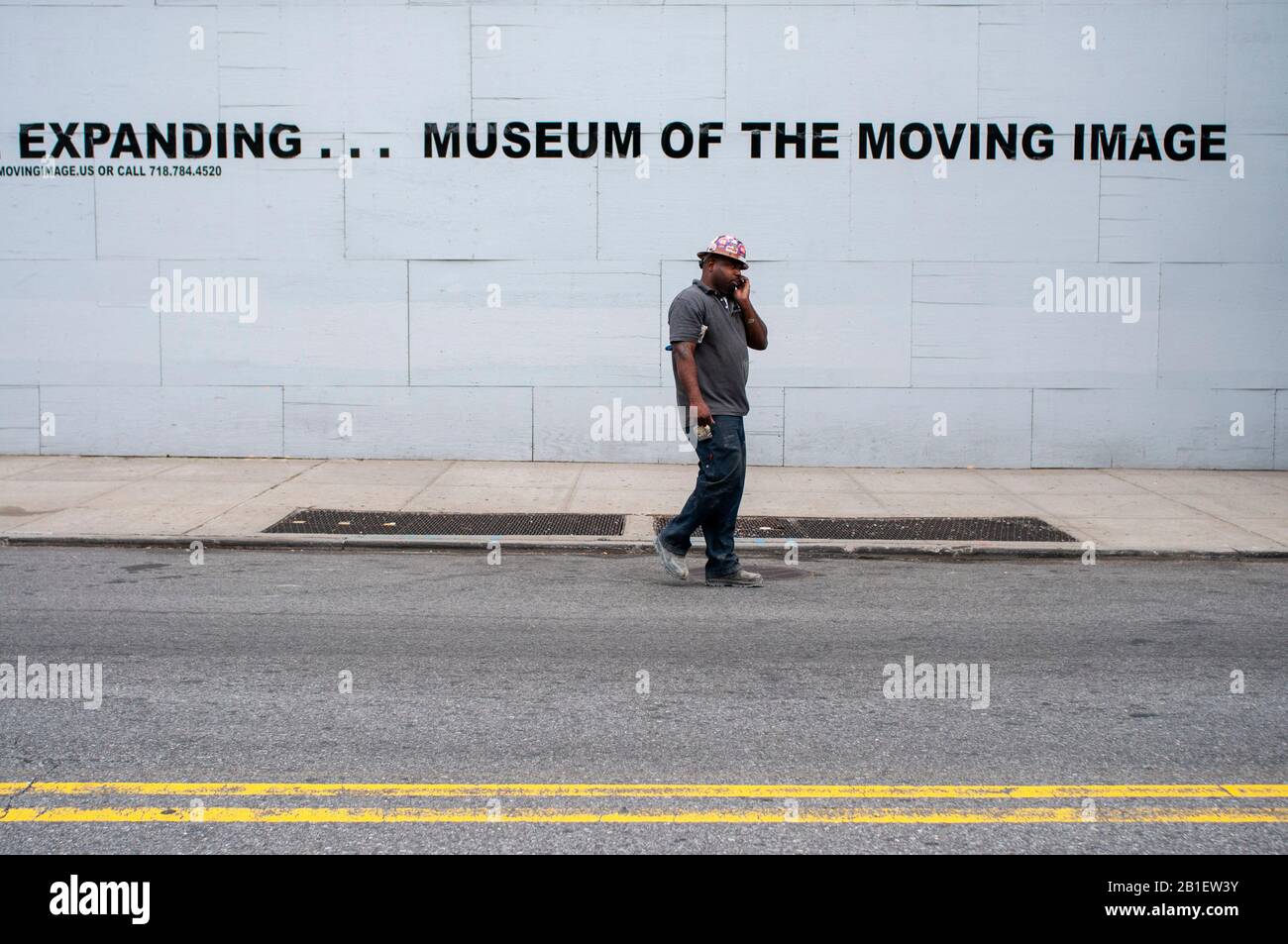 American Museum of the Moving Image, next to Kaufman Studios, biggest film studio outside Hollywood, Astoria, Queens, New York Stock Photo
