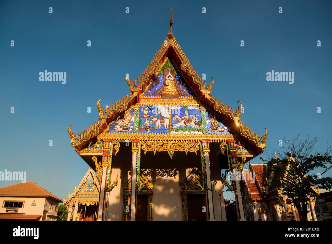 the Wat Bang in the town of Kamphaeng Phet in the Kamphaeng Phet Province in North Thailand.   Thailand, Kamphaeng Phet, November, 2019 Stock Photo