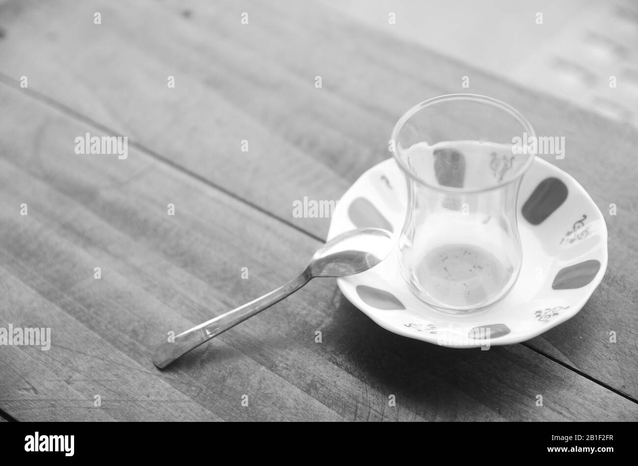 Turkish Tea Glass Stock Photo