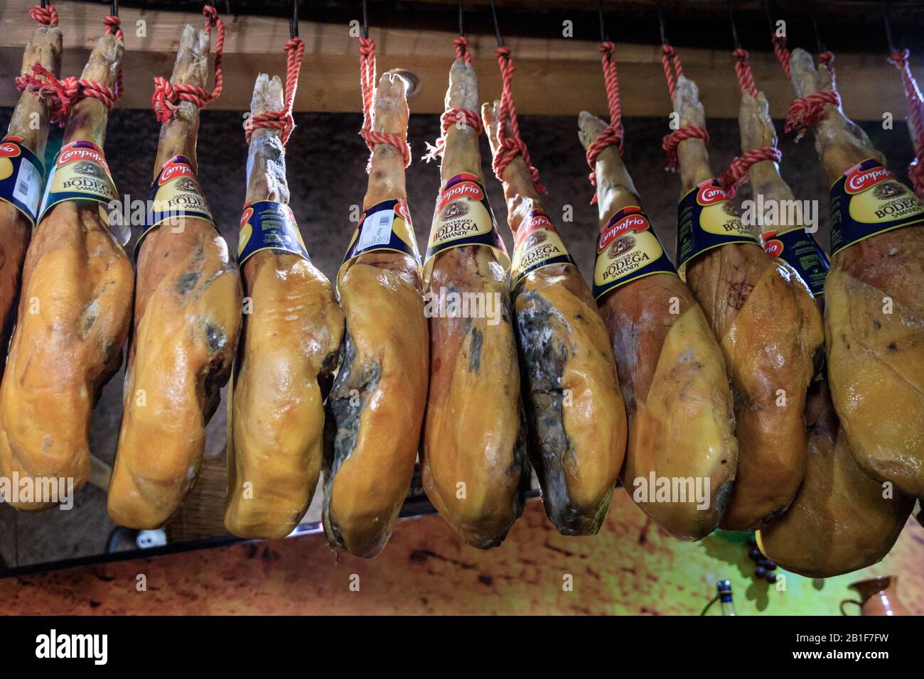 Hung cured meats hires stock photography and images Alamy