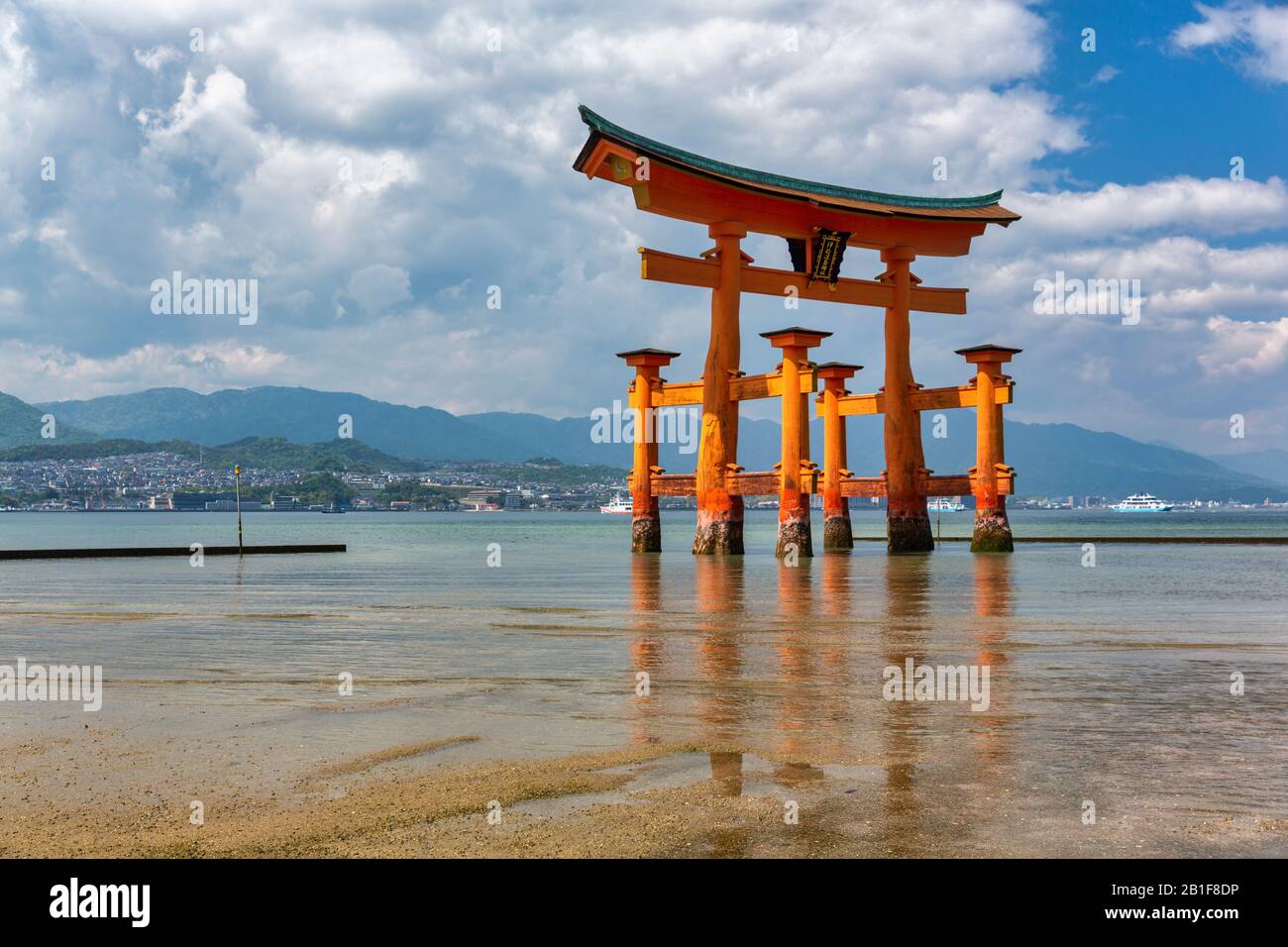 Japan Itsukushima Torii Gate High Resolution Stock Photography And ...