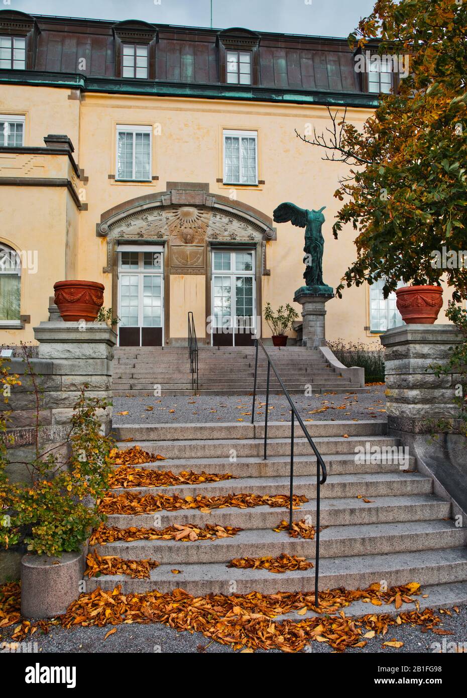 Prins Eugens Waldermasudde art museum and gallery in autumn, former home of Prince Eugen, Djurgarden, Stockholm, Sweden Stock Photo