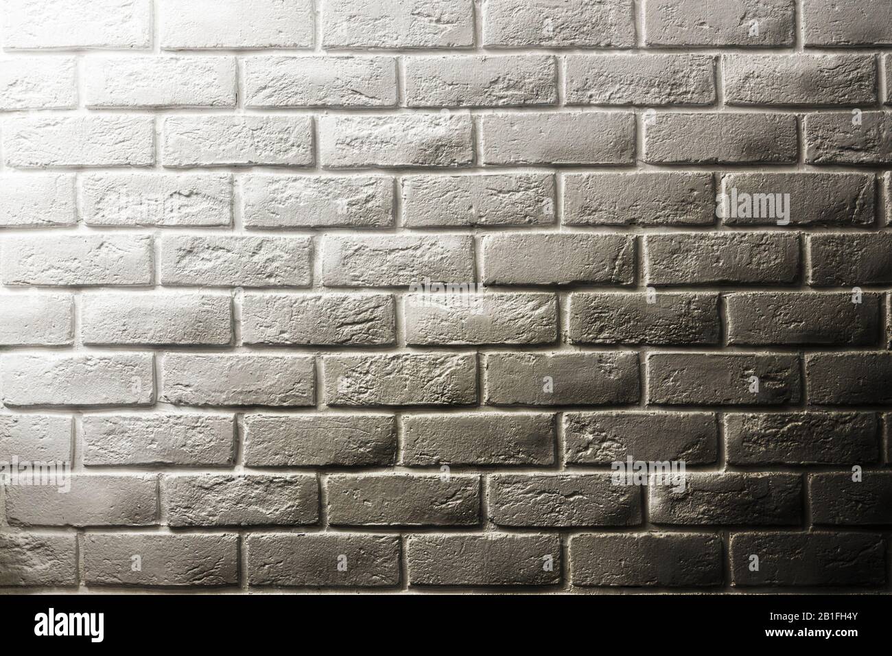 White Brick Wall Shadow And Gradients Volume From White To Gray Texture Background For Design And Layouts Stock Photo Alamy