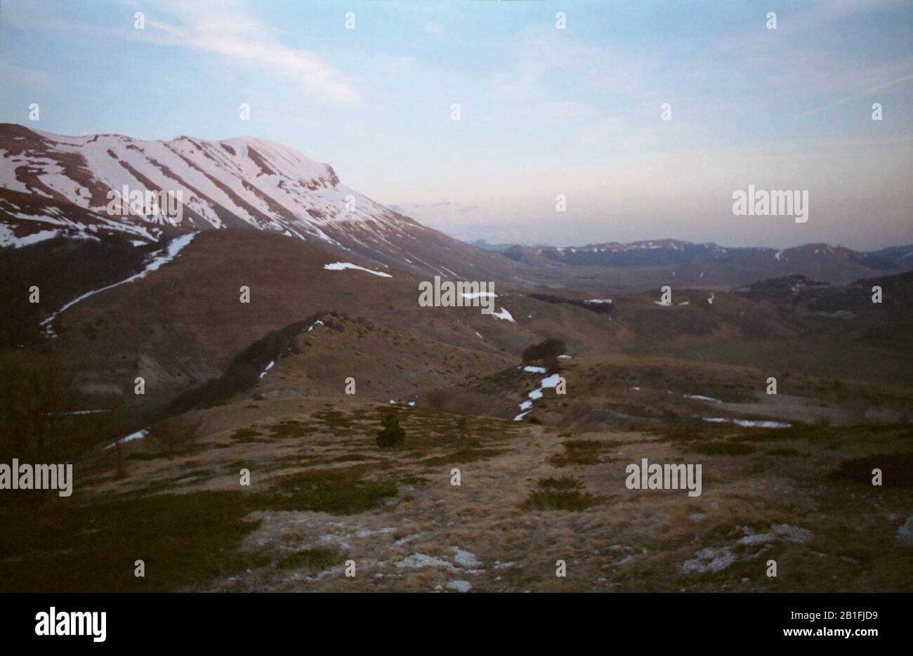 Mountains,Mountain ,Monte Vettore,Monti Sibillini,Sibillini Mountains National Park, Marche,Italy Stock Photo