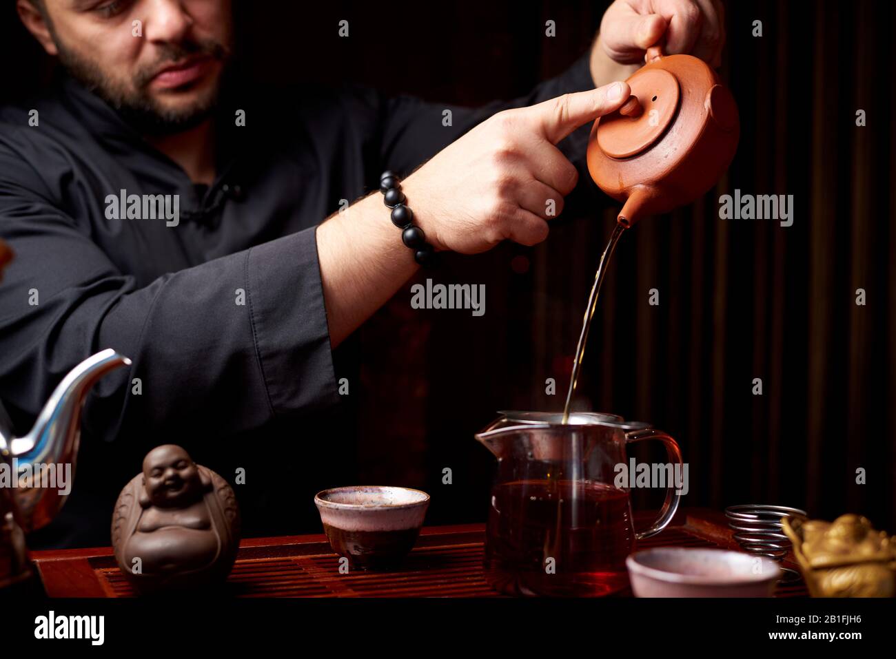 Tea ceremony. The traditional way of making tea Stock Photo - Alamy