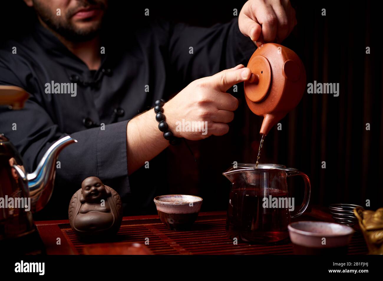 Tea ceremony. The traditional way of making tea Stock Photo - Alamy