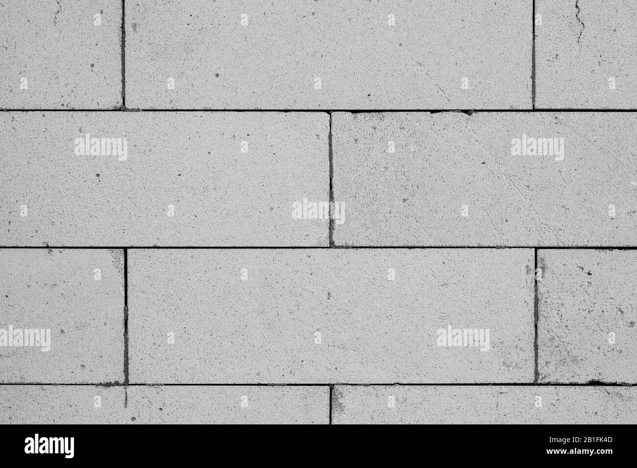 Close up shot of surface of white brick wall texture for background or ...