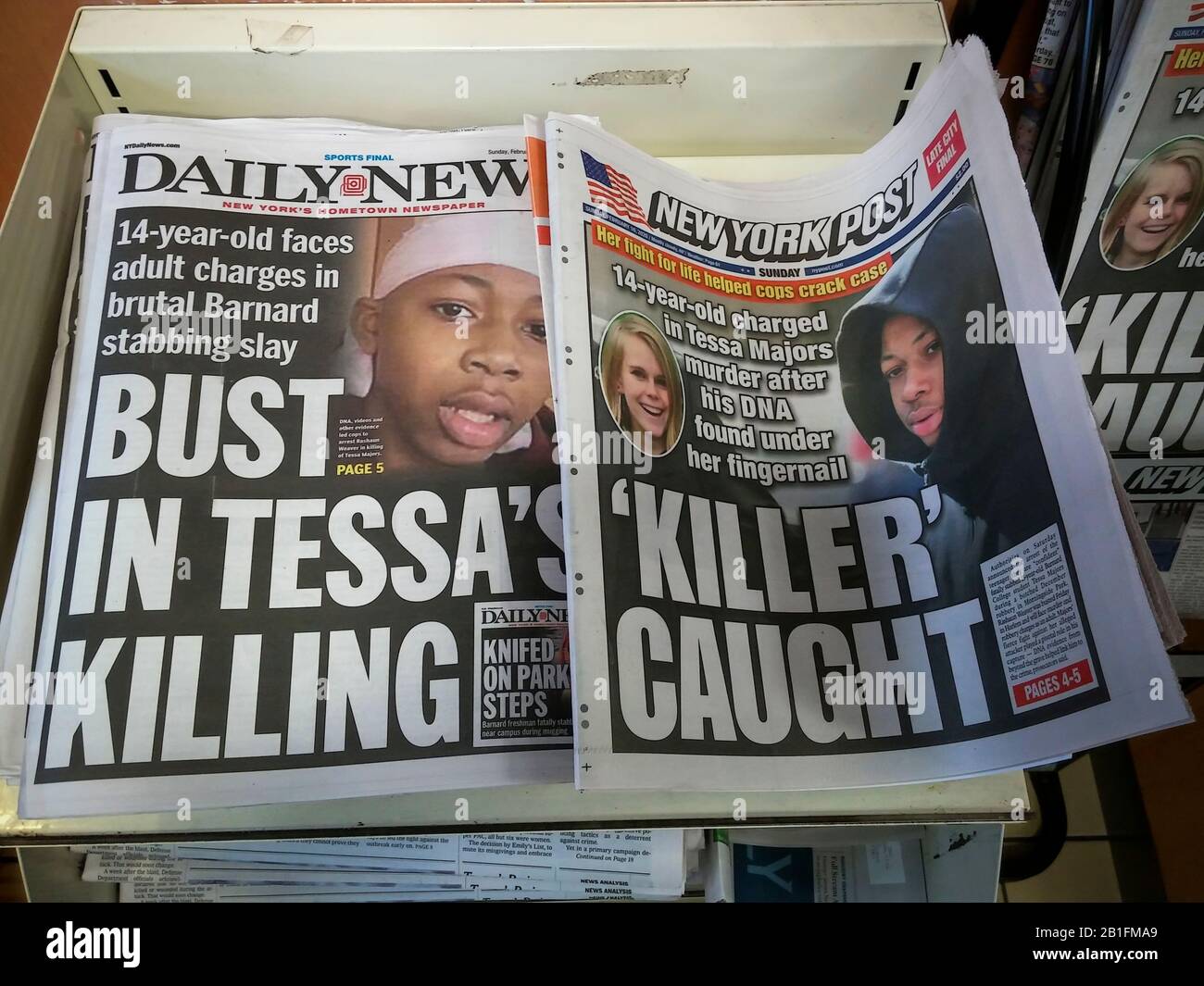 wallpapers Barnard College Student Murdered https www alamy com front pages of new york newspapers on sunday february 16 2020 report the district sttorney charging 14 year old rashaun weaver in the murder of barnard college student tessa majors in morningside park in december richard b levine image345167265 html