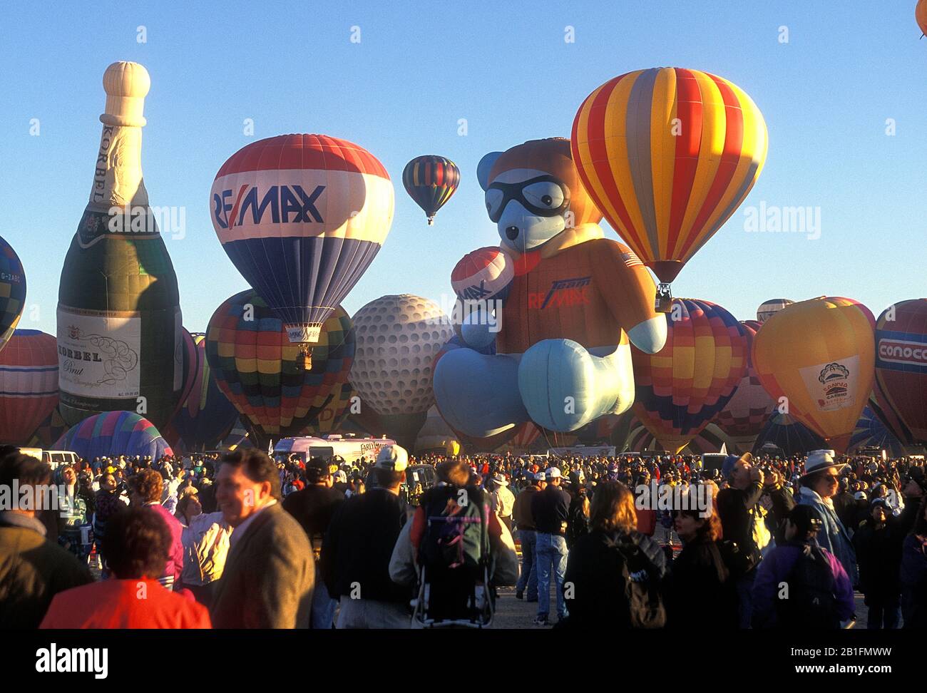 Albuquerque International Balloon Fiesta New Mexico USA 1999 Stock Photo