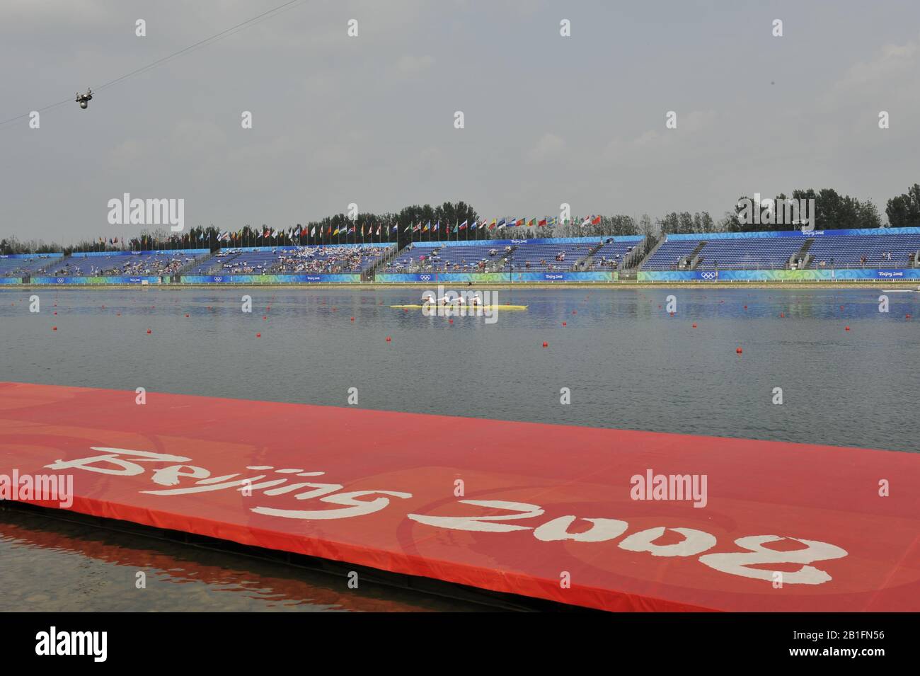 Shunyi, CHINA.  at the 2008 Olympic Regatta, Shunyi Rowing Course. Tuesday 12.08.2008  [Mandatory Credit: Peter SPURRIER, Intersport Images] Stock Photo