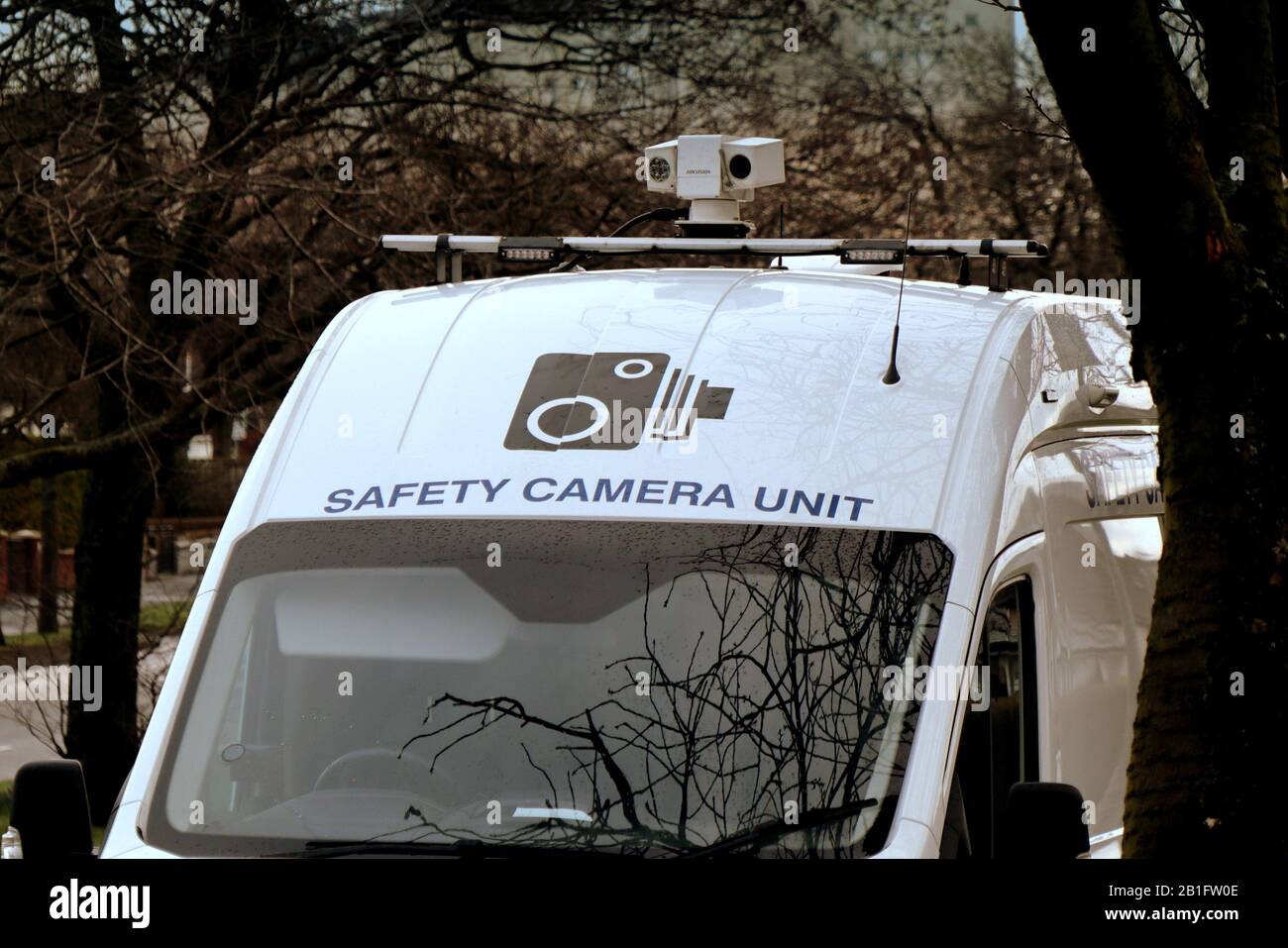 Police Scotland safety camera unit on great western road Glasgow