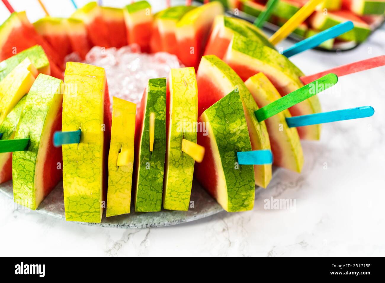 Red Seedless Watermelon Slice Popsicles For Kids Stock Photo Alamy red-seedless-watermelon-slice-popsicles-for-kids-stock-photo-alamy