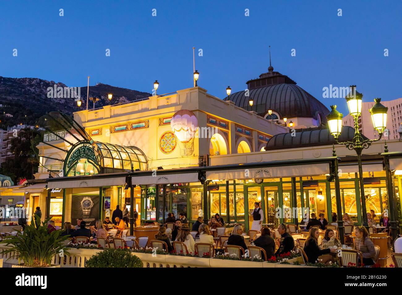 Cafe de Paris, Monte Carlo, Monaco Stock Photo - Alamy