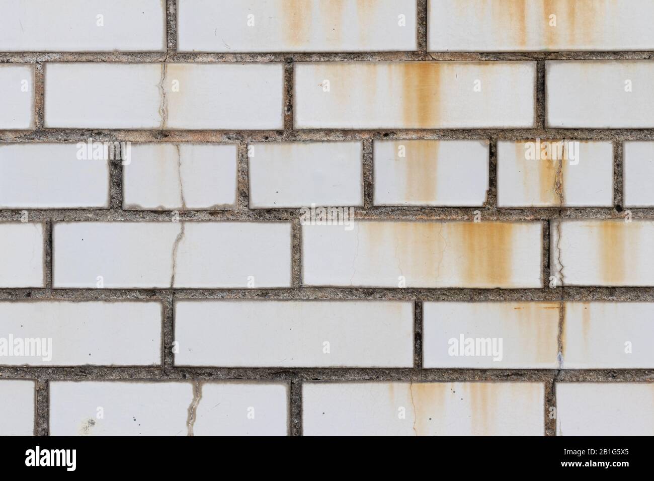 White Brick Wall Texture Stock Photo