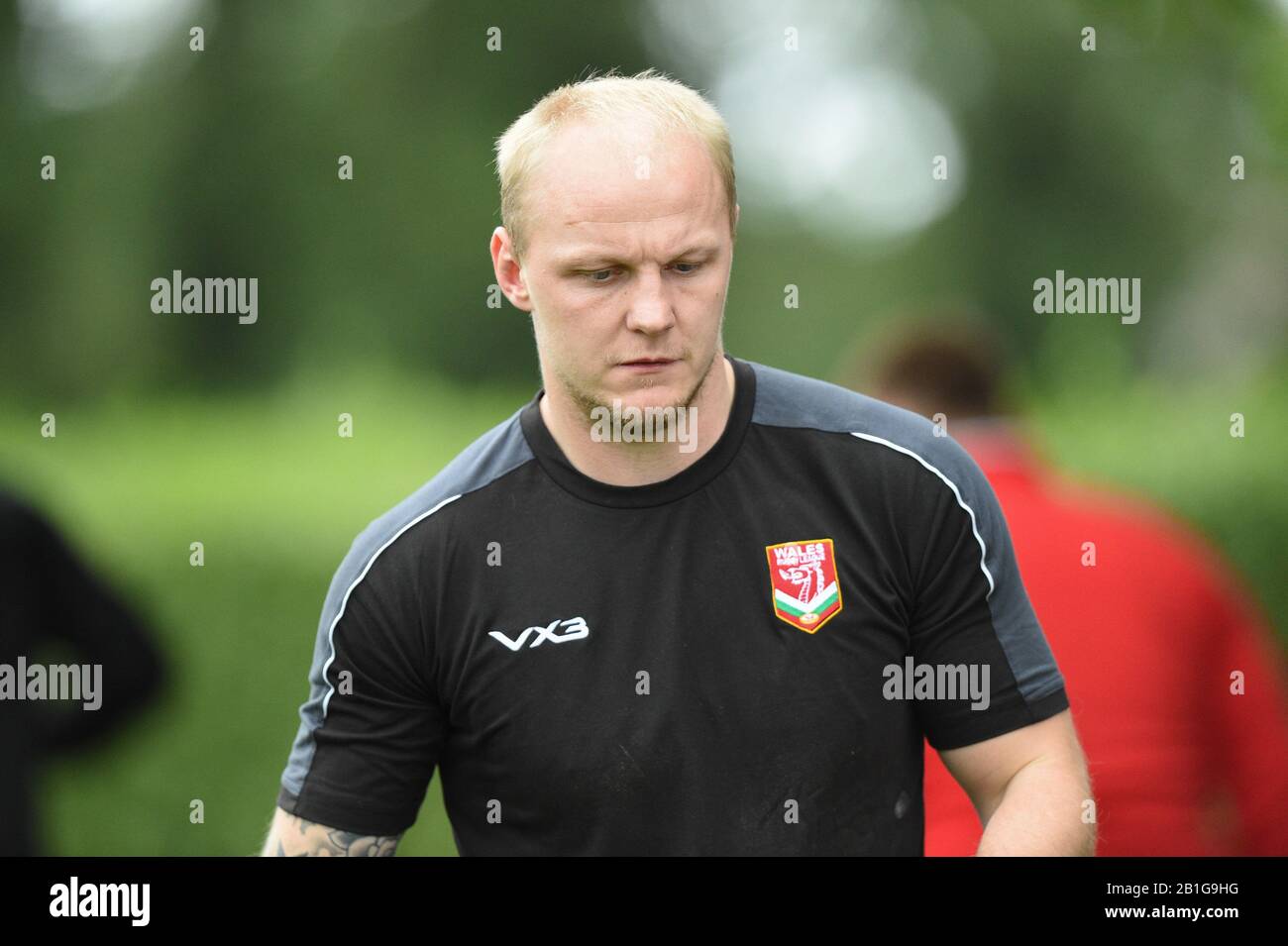 29th September 2019, Wales Men’s Rugby League  9’s World Cup Training Session on Sunday the 29th Sept 2019 at the Rydal Penrhos School in Colwyn Bay; Stock Photo